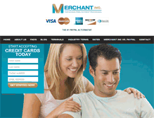 Tablet Screenshot of merchantinc.com